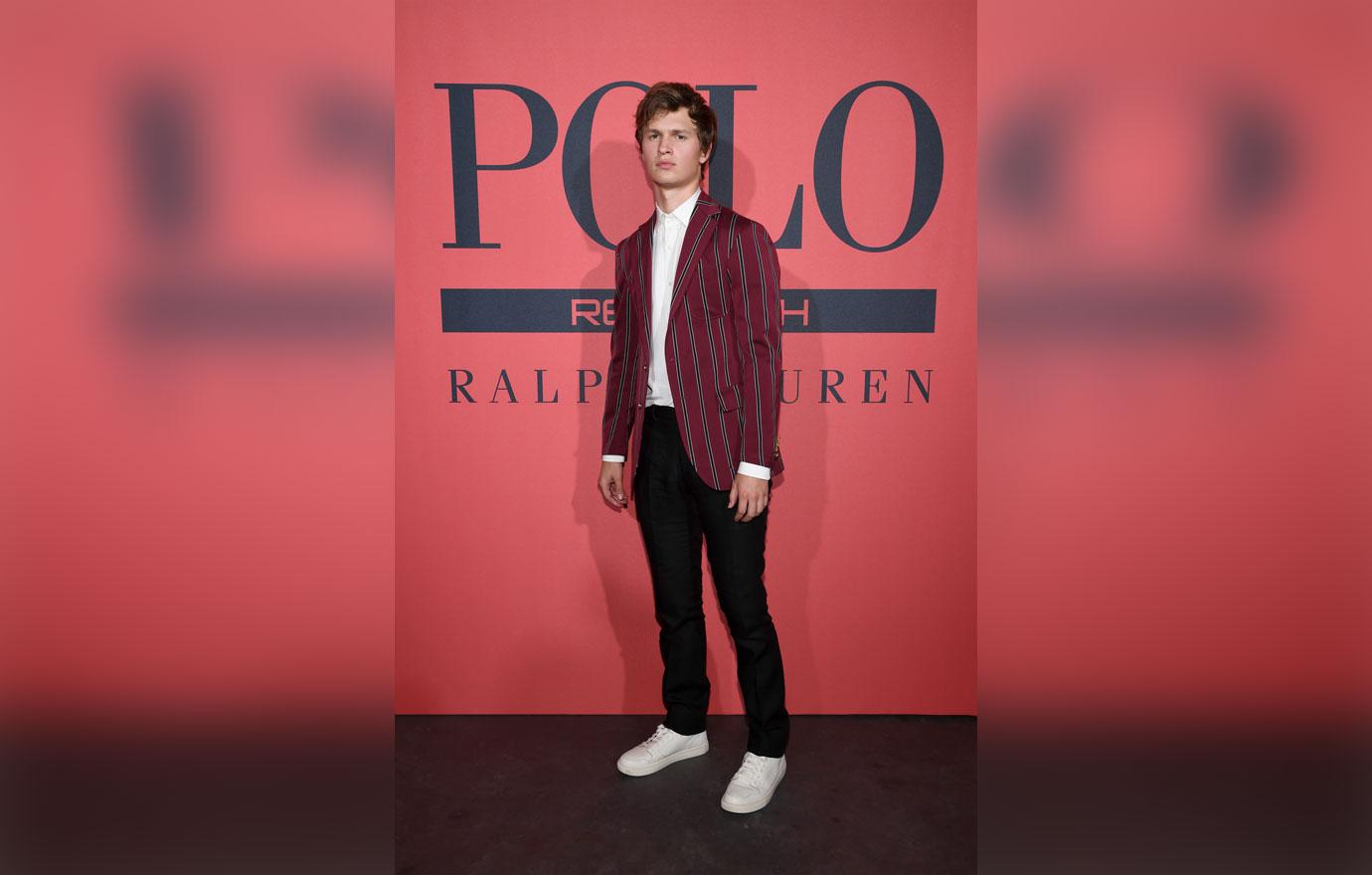 Ansel Elgort&#8212;POLO RED