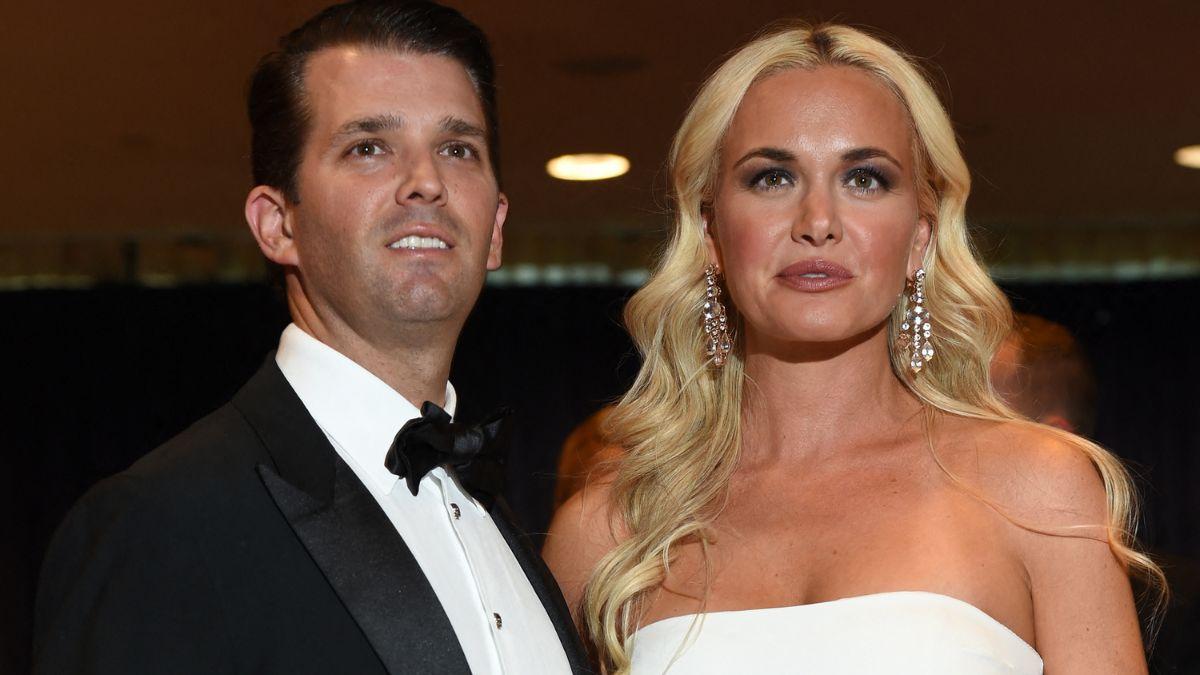 image of Donald Trump blamed the demise of his son's marriage on the allegations of Russian interference in his first election in 2016.
