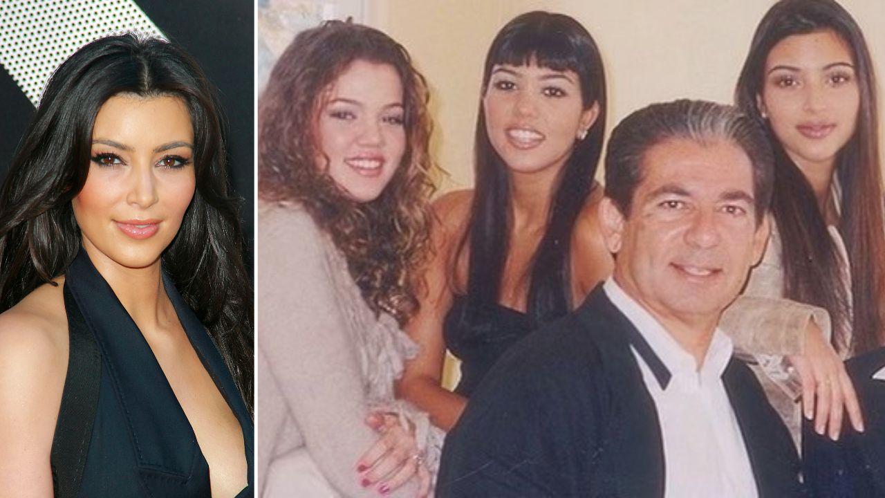 Image of Kim Kardashian, Robert Kardashian and her siblings