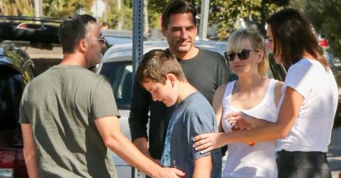 Anna faris family visit bf wide