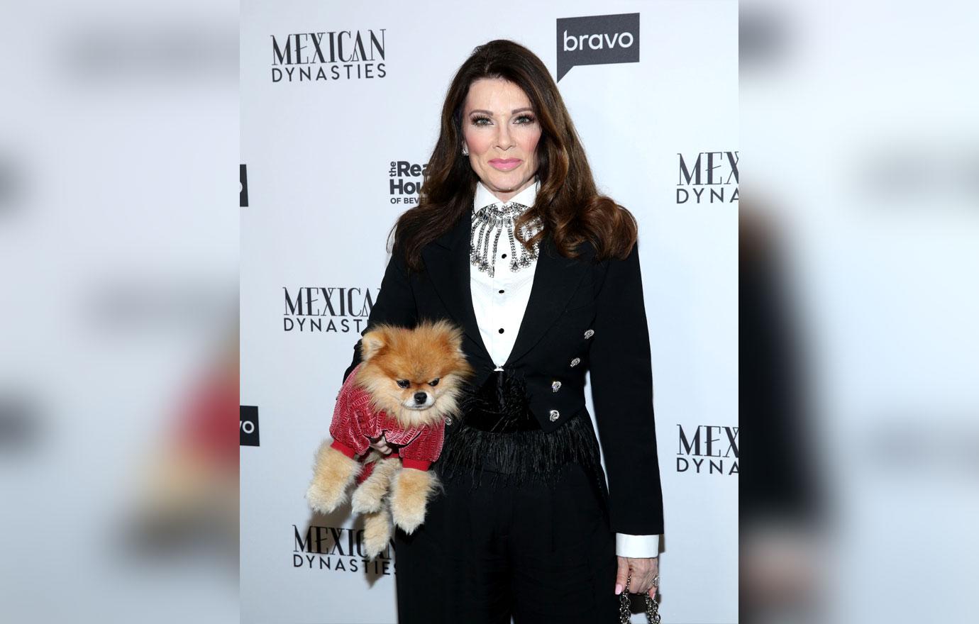 WEST HOLLYWOOD, CALIFORNIA - FEBRUARY 12: Lisa Vanderpump attends Bravo's Premiere Party for "The Real Housewives of Beverly Hills" Season 9 and "Mexican Dynasties" at Gracias Madre on February 12, 2019 in West Hollywood, California.