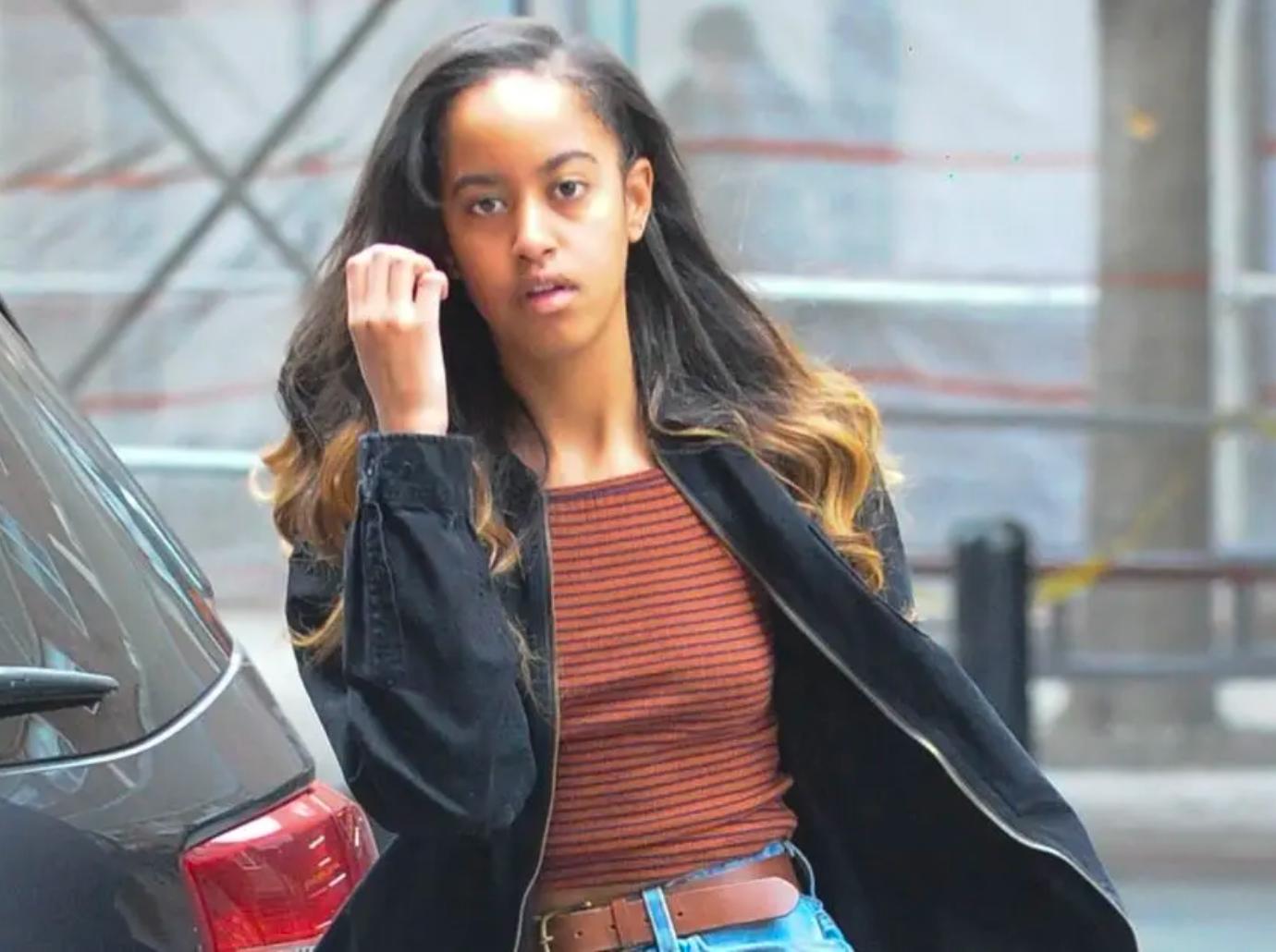 malia obama dyes hair red smoking cigarettes