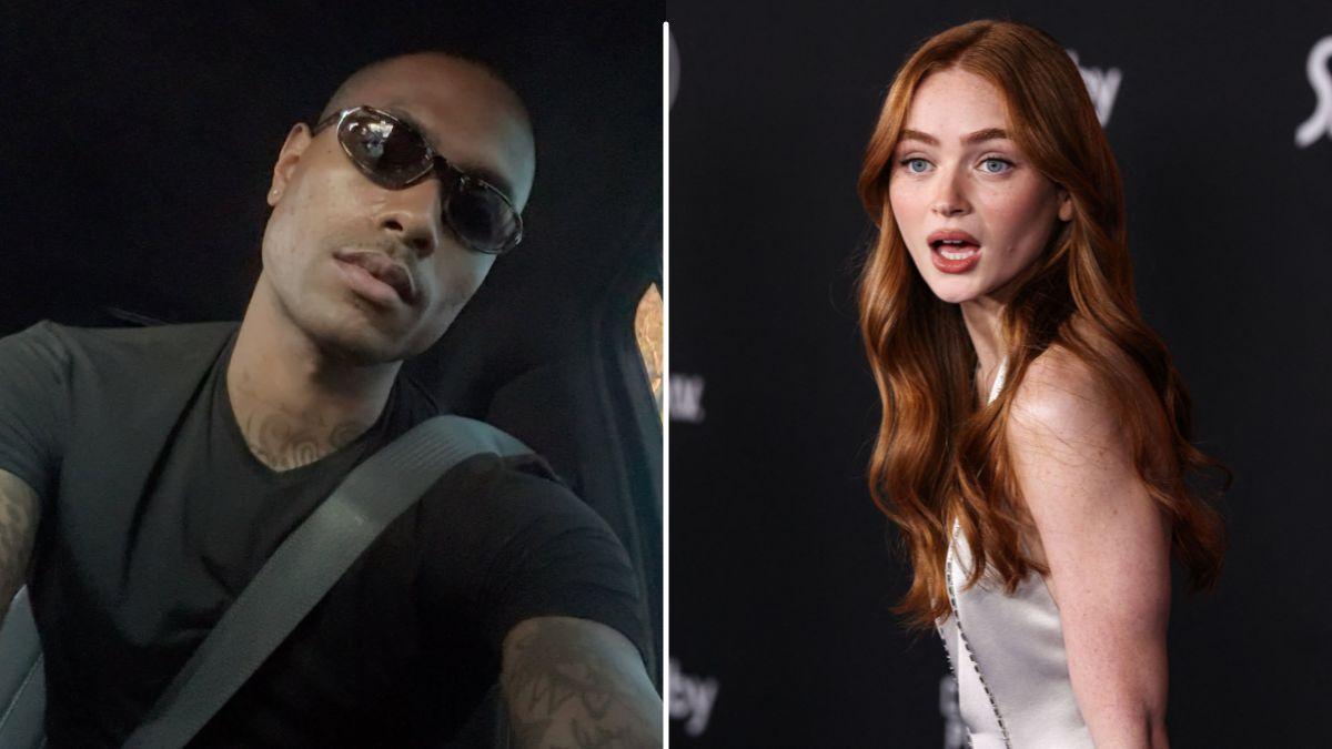 Split Photo of Steve Lacy and Sadie Sink