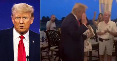 Composite photo of Donald Trump.