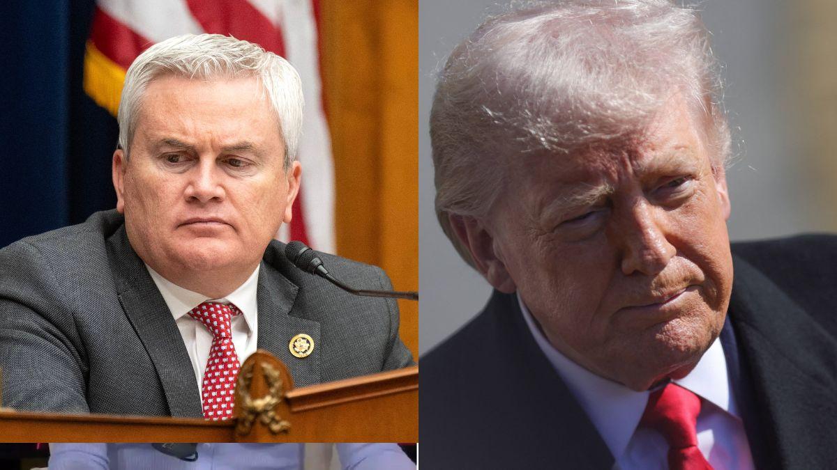 Photo of James Comer and Donald Trump