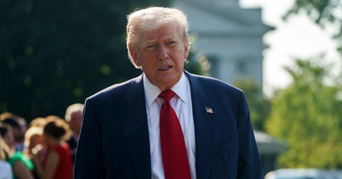 Image of Donald Trump claimed Stephen Colbert lost his job due to poor ratings.