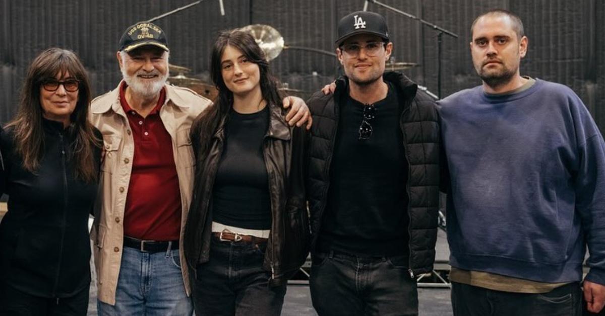 Photo of Michele, Rob, Romy, Jake and Nick Reiner