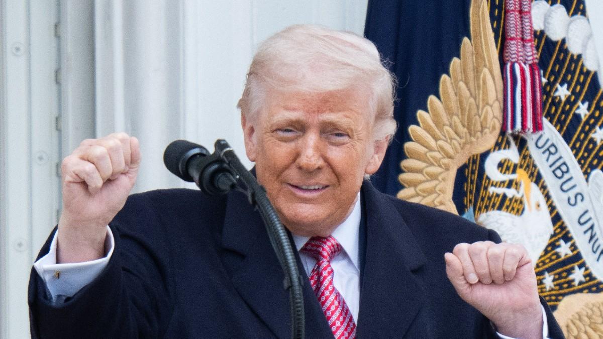 image of Donald Trump attended the opening of 'Chicago.' 