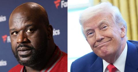 shaquille oneal donald trump