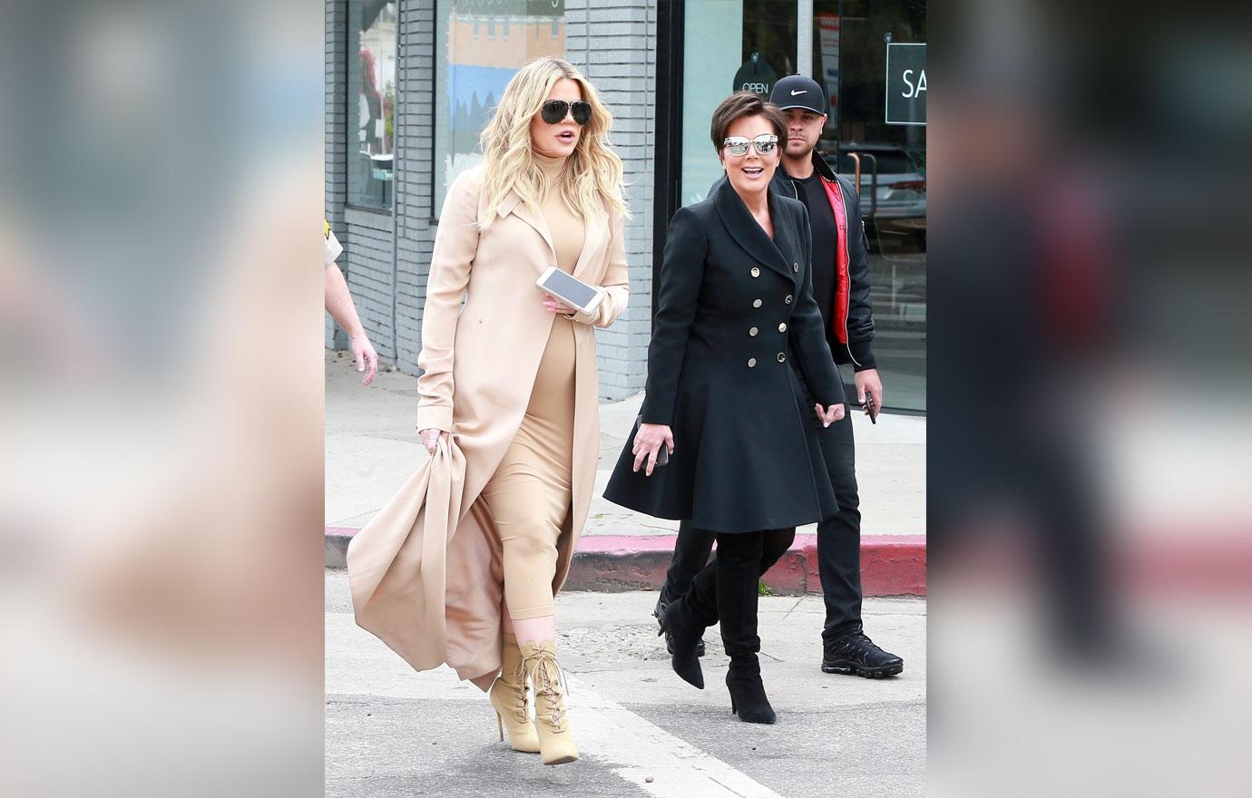 Pregnant Khloe Kardashian loads up on baby clothes at Petit Tresor