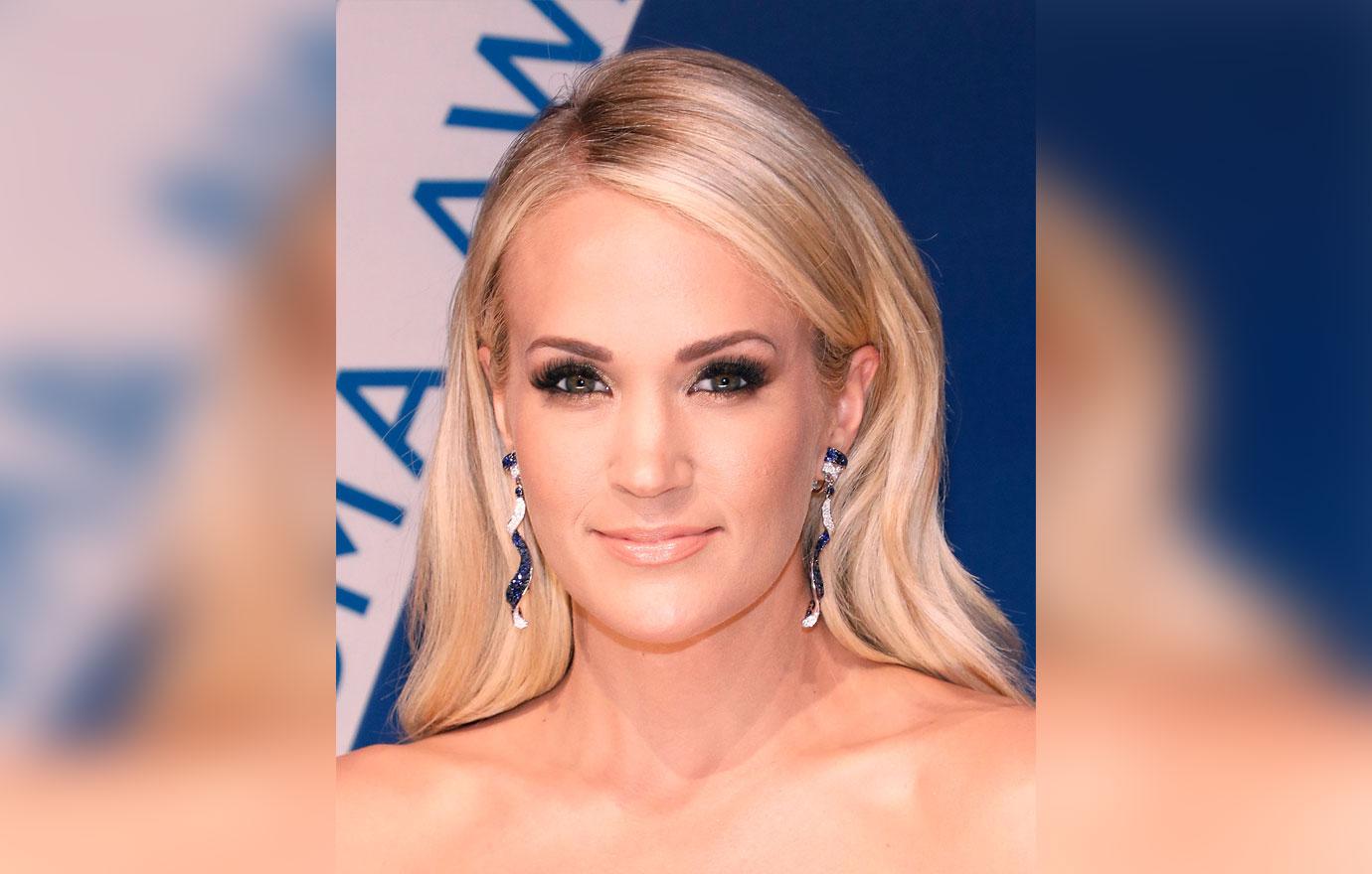 Carrie underwood new face stitches 2