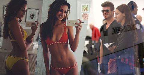 Robin thicke april love geary make out