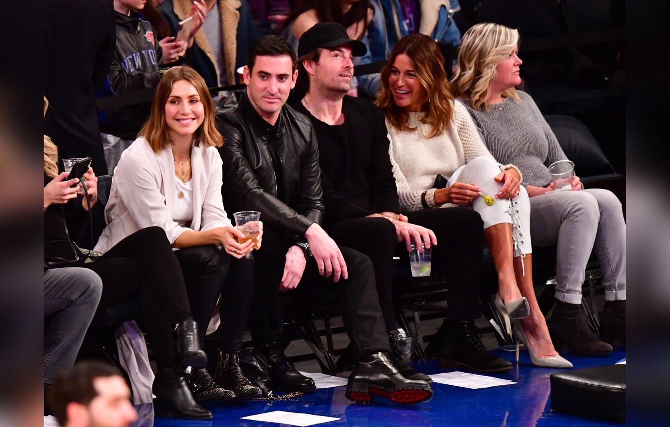 Celebrities Attend Houston Rockets v New York Knicks