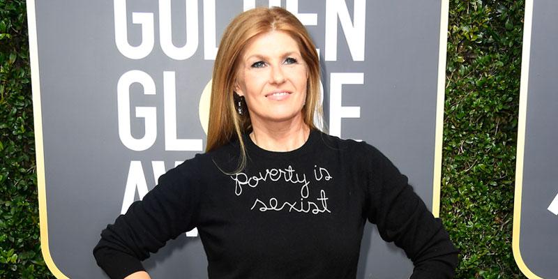 connie britton defends poverty sexist golden globes sweater pp