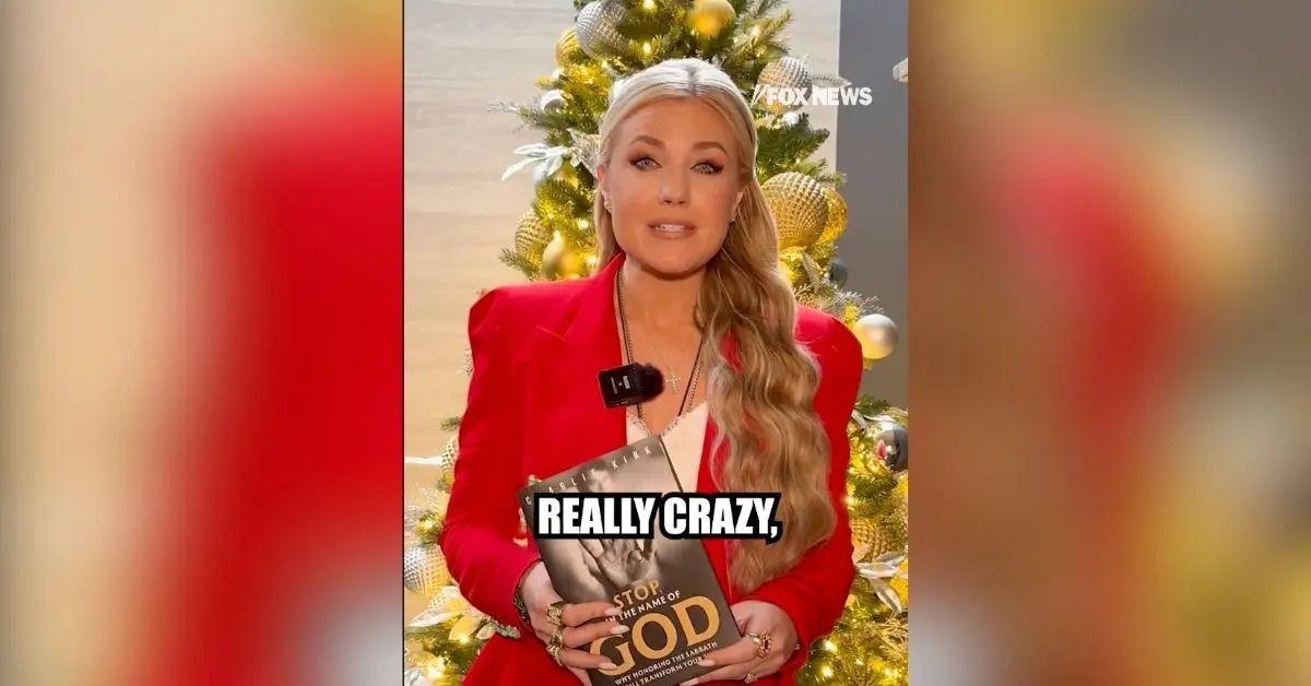 Photo of Erika Kirk's holiday message quickly sparked debate online.