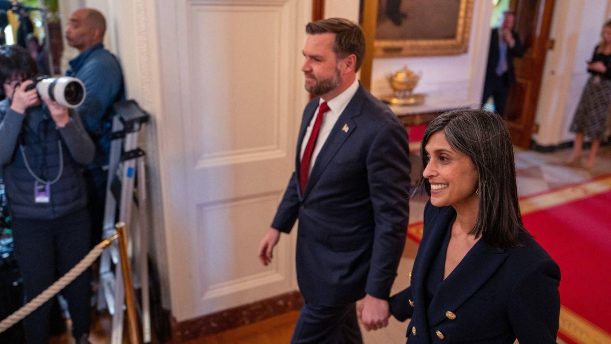 Photo of J.D. Vance said he and wife, Usha Vance, 'almost' have four kids.