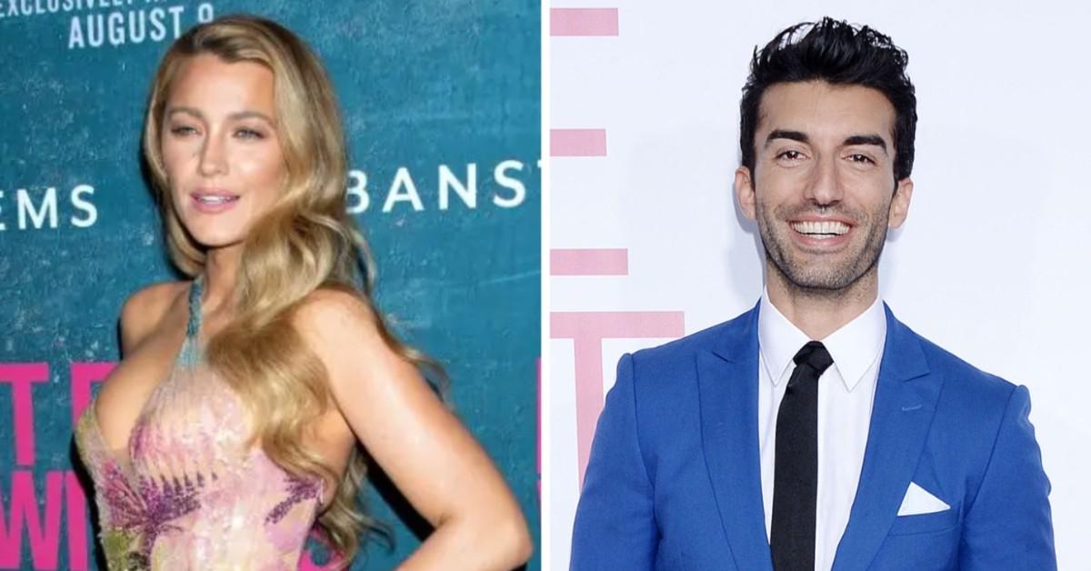 Split photos of Blake Lively and Justin Baldoni