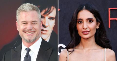 split photo of Eric Dane and Priya Jain