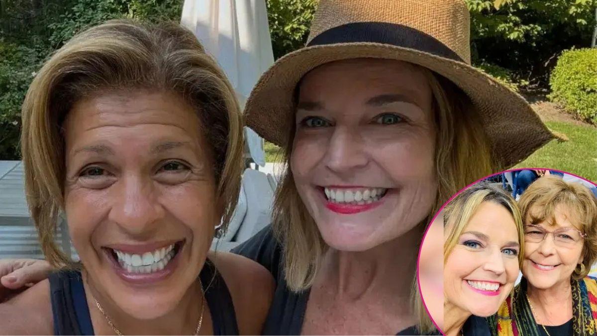 Composite photo of Hoda Kotb, Savannah Guthrie and Nancy Guthrie
