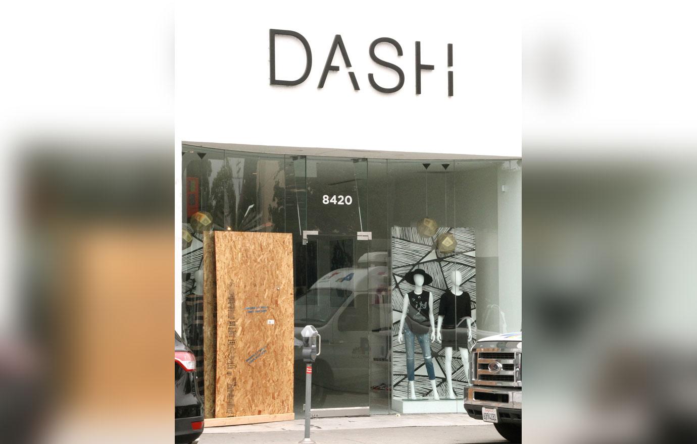 Kardashian's Los Angeles' DASH store vandalized