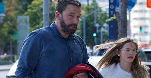 Ben affleck violet post pic