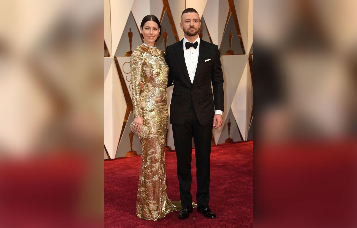 Jessica Biel And Justin Timberlake On Red Carpet Alisha Wainwright Pics