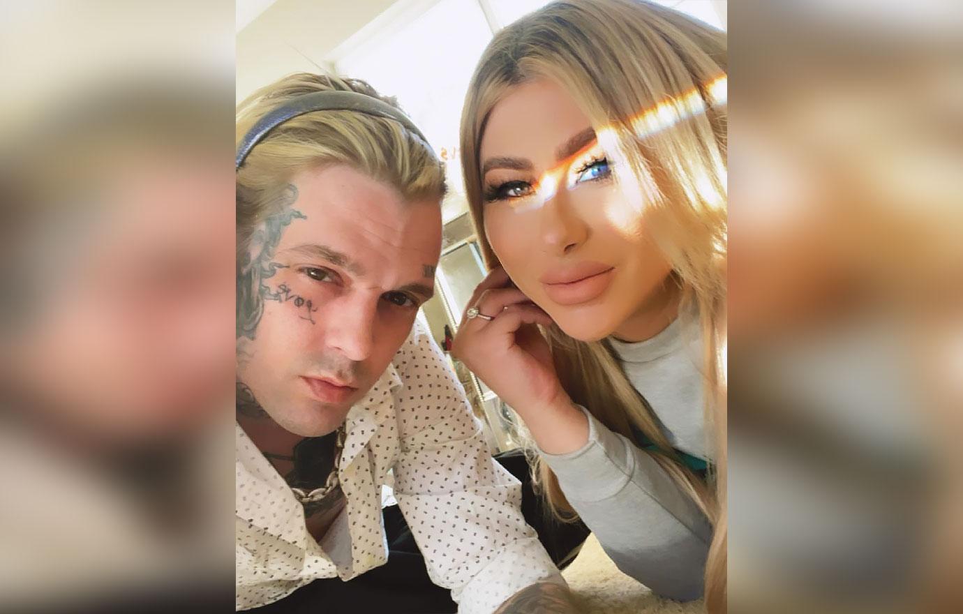 aaron carter deletes instagram after bashing ex melanie martin split newborn ok