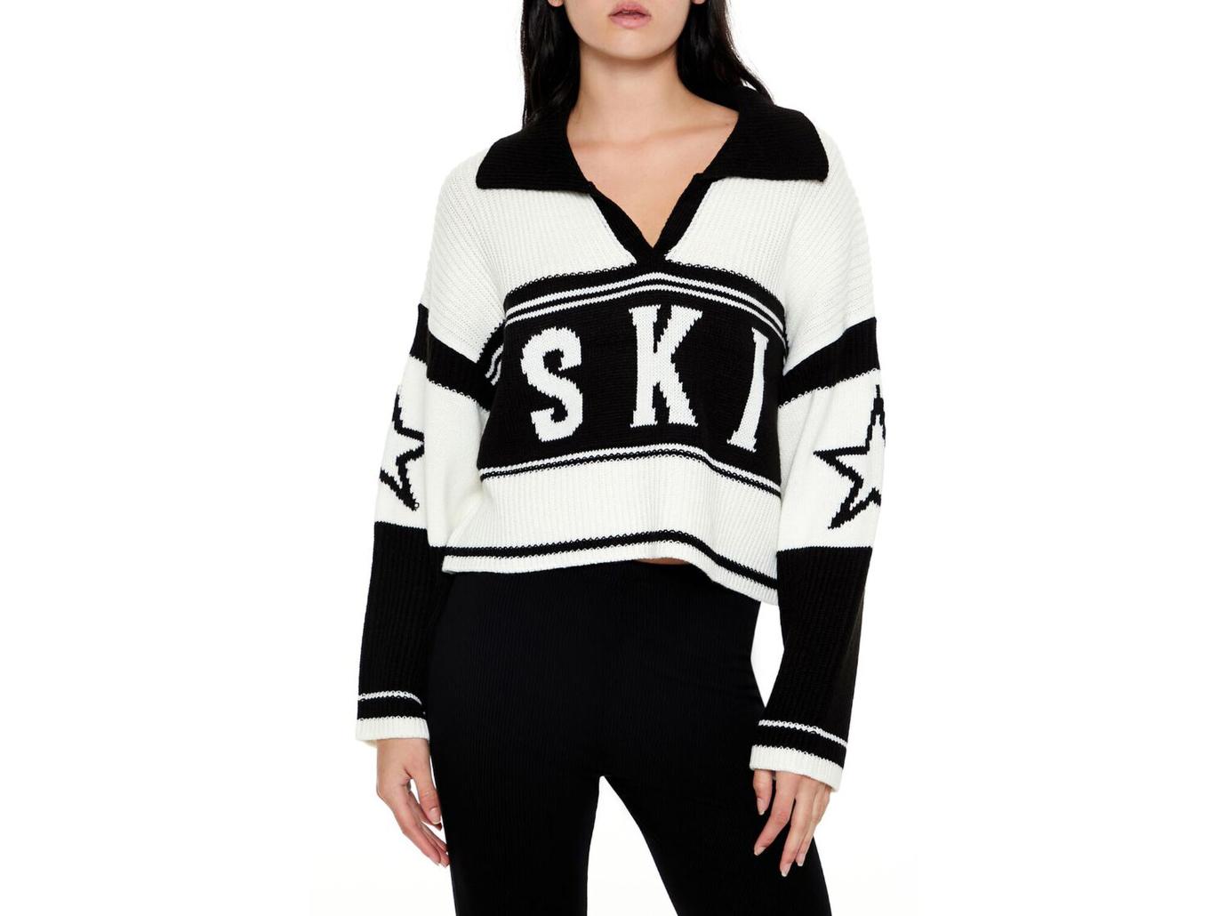 forever  ski sweater