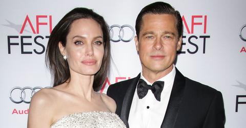 Angelina Jolie and Brad Pitt arrive at the 2015 AFI Fest opening night premiere of ‘By The Sea’