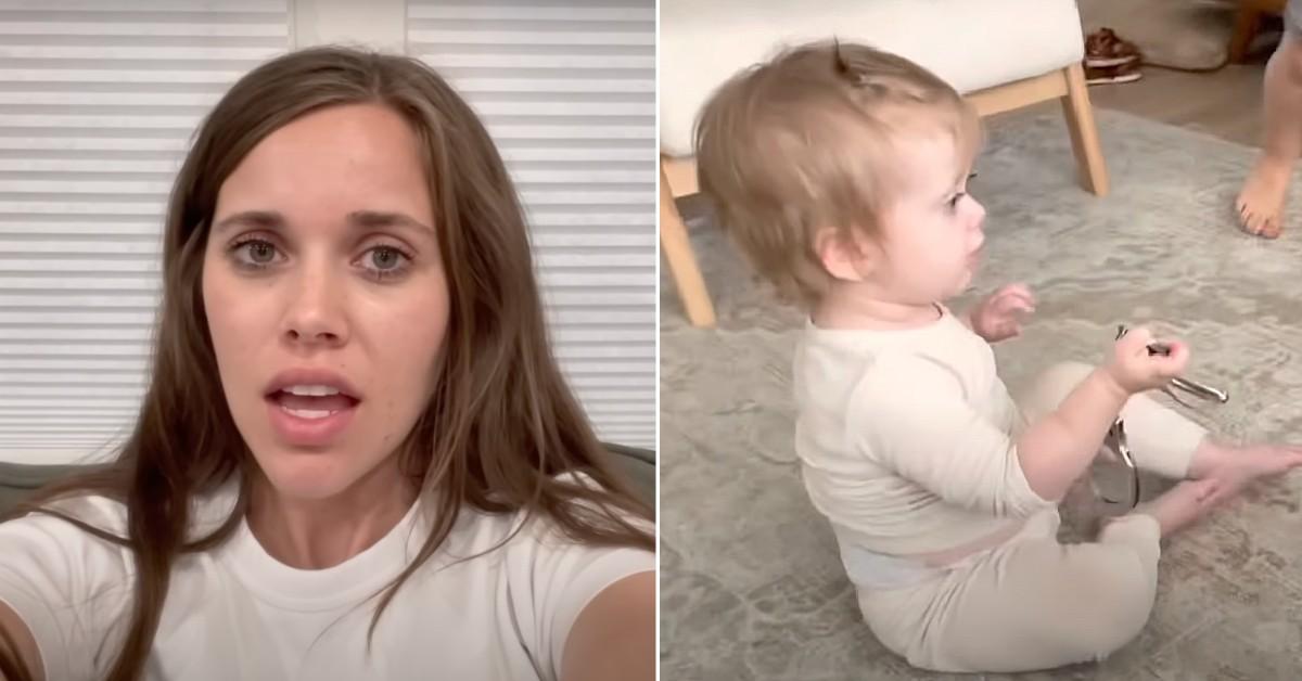 Jessa Duggar Under Fire After Fans Spot Her 1 Year Old Daughter Playing With A Pair Of Handcuffs