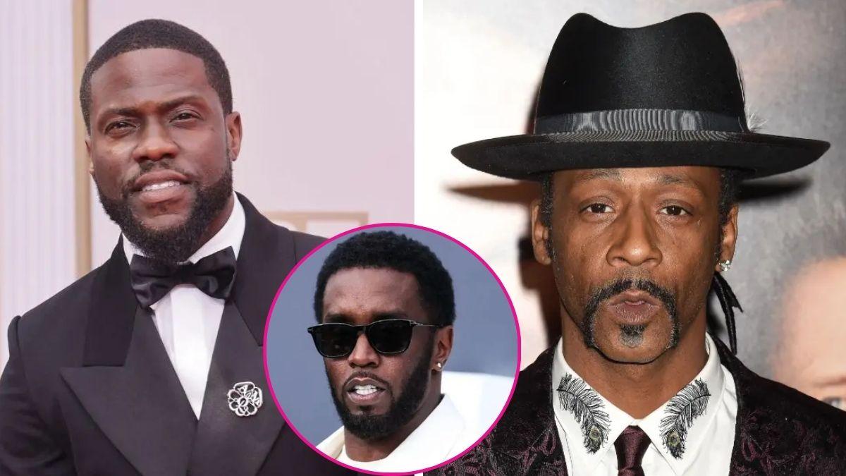composite photo of kevin hart, katt williams and sean 'diddy' combs