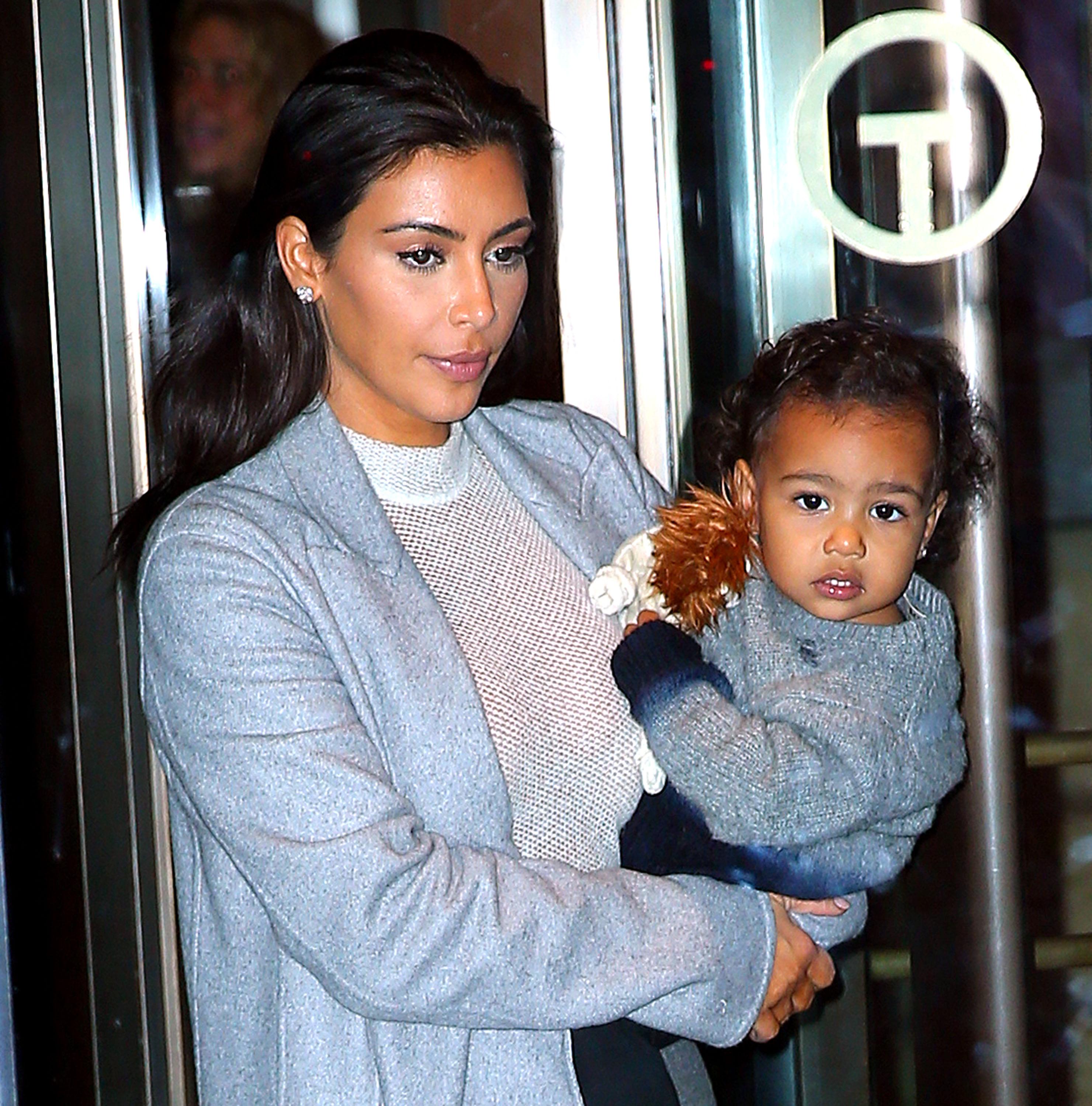 Kim Kardashian and North West head out in NYC