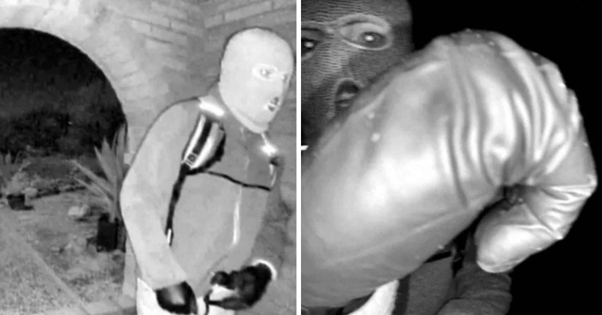 image of Surveillance footage showed a masked individual, though no one has been publicly identified.