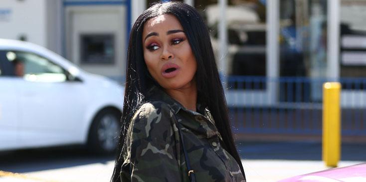 Blac Chyna At The Van Nuys Courthouse