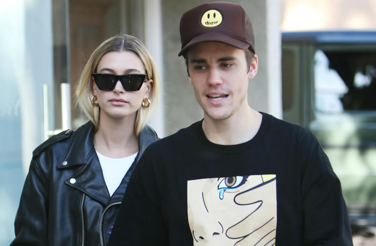 Justin Bieber and Hailey Baldwin in Los Angeles.