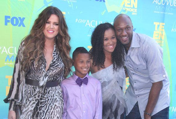 File Photos of Lamar Odom with his family and Khloe Kardashian &#8211; Los Angeles