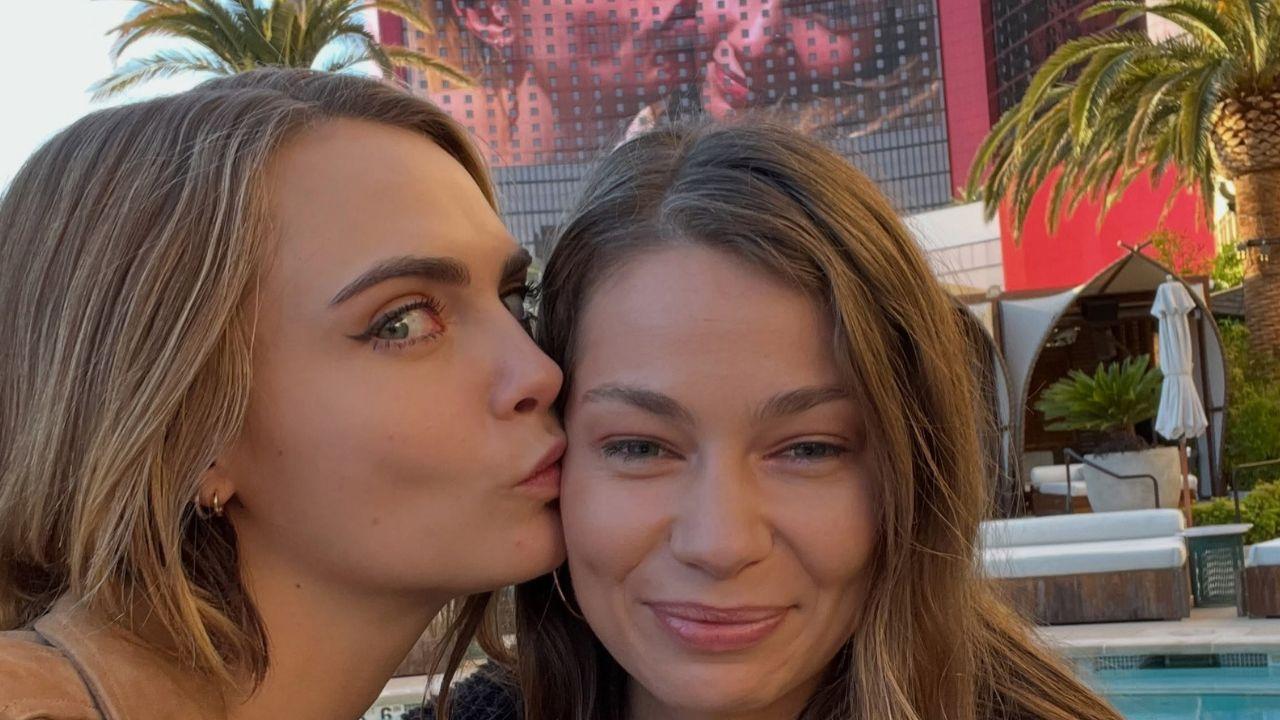 Image of Cara Delevingne celebrated five years since reconnecting with Minke, whom she has known for more than two decades.