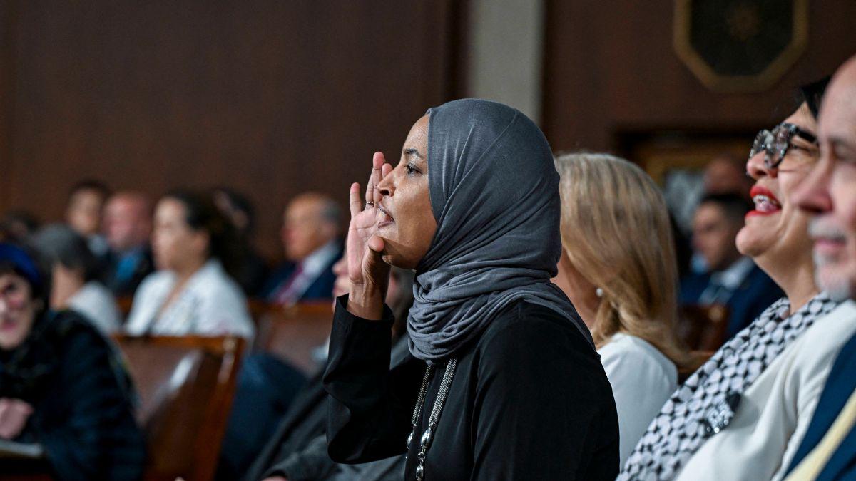 Image of Ilhan Omar responded to Nancy Mace on social media with a snarky comment.