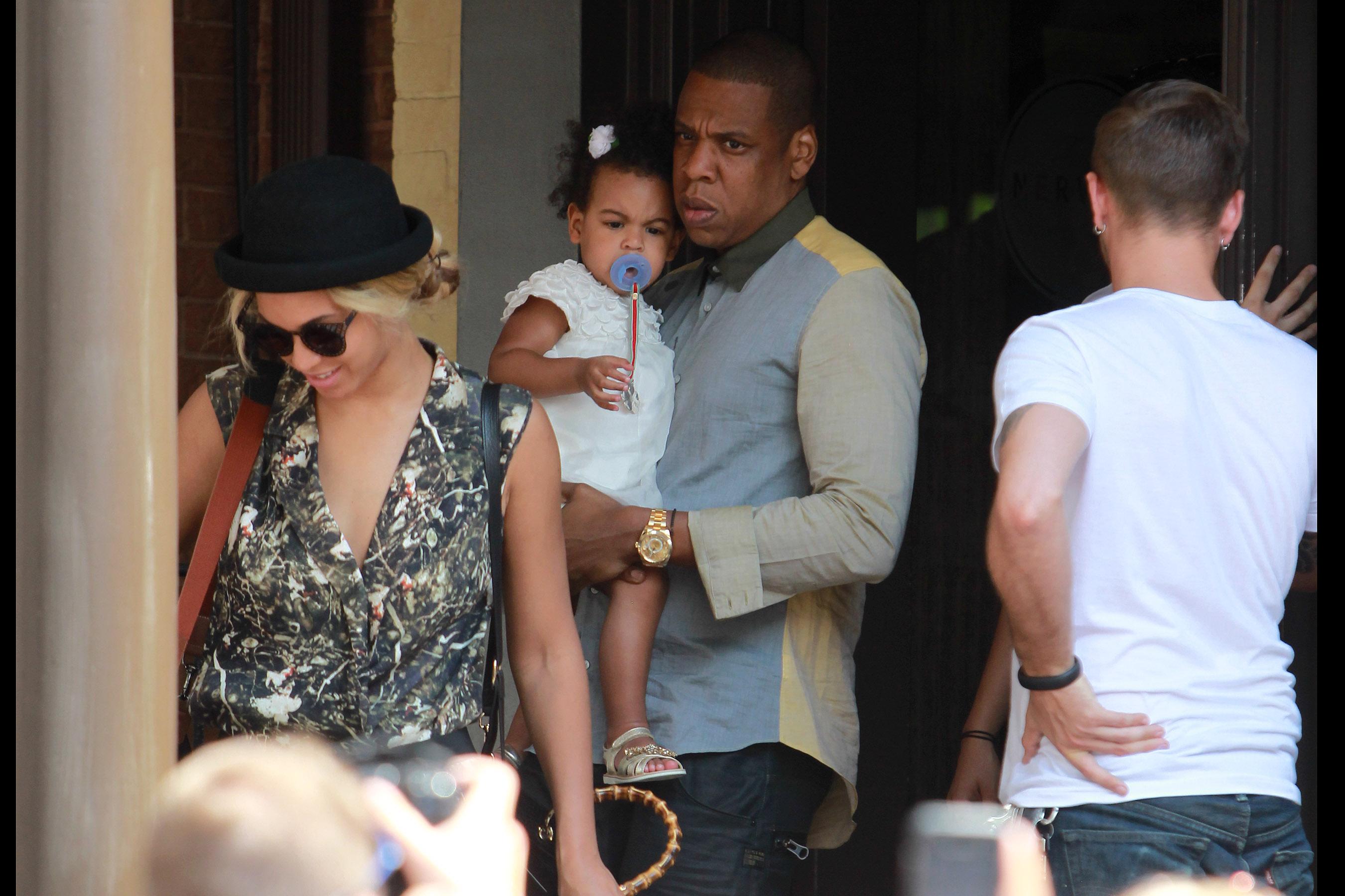 Beyonce, Jay Z and baby Blue Ivy spotted in Toronto