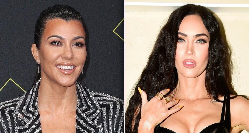 Kourtney Kardashian, Megan Fox Straddle Each Other In NSFW Photos