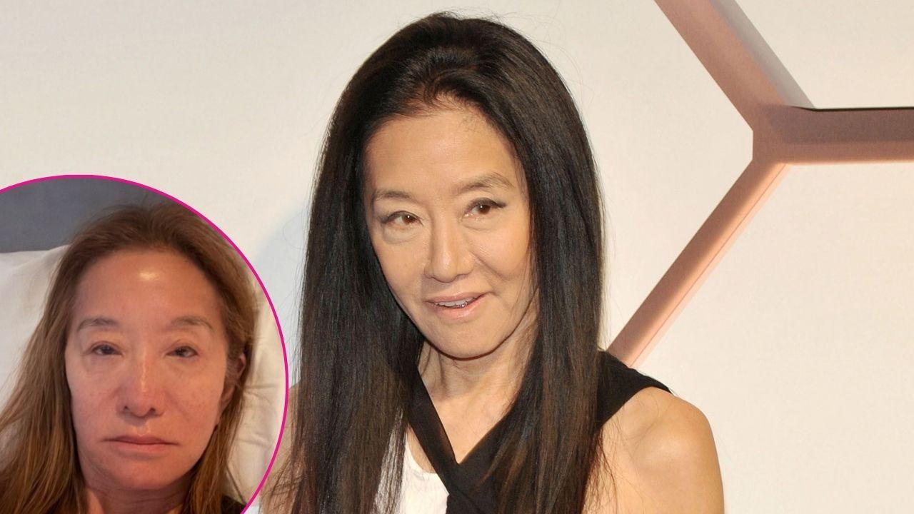 Split photo of Vera Wang.