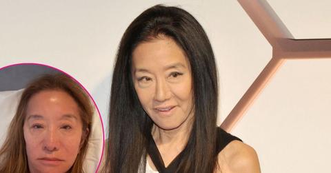 Split photo of Vera Wang.