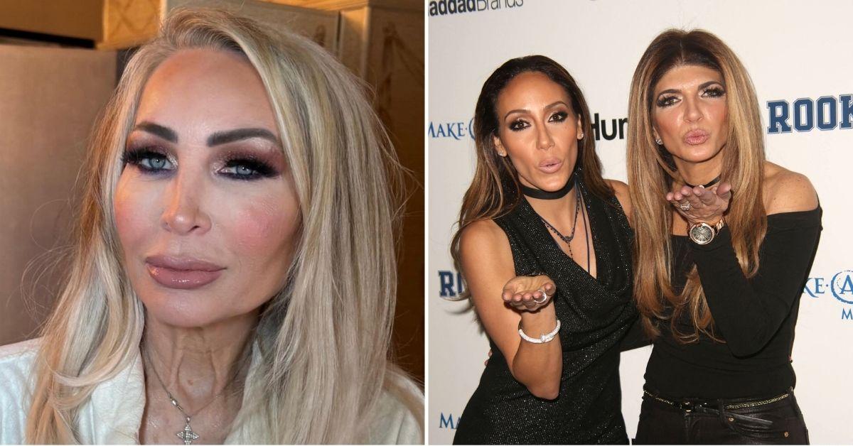 Composite photo of Kim DePaola, Melissa Gorga and Teresa Giudice