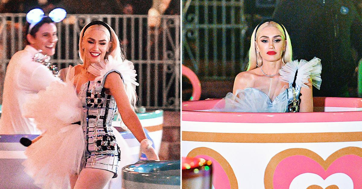 gwen stefani performs a special set at disneyland after she was seen with husband blake shelton and ex gavin rossdale ok