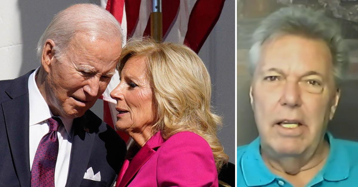 Split photo of Joe Biden, Jill Biden and Bill Stevenson.