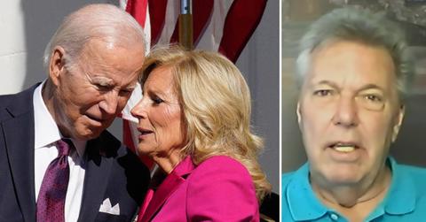 Split photo of Joe Biden, Jill Biden and Bill Stevenson.