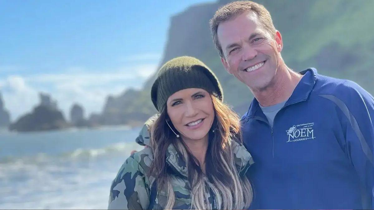 photo of kristi noem and husband bryon noem