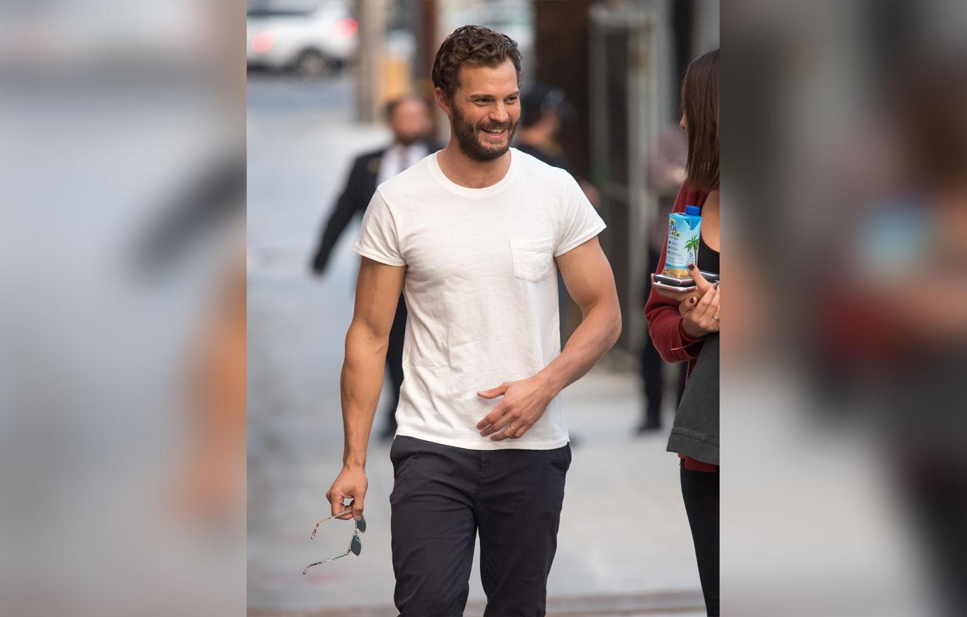 Jamie Dornan at &#8216;Kimmel&#8217;