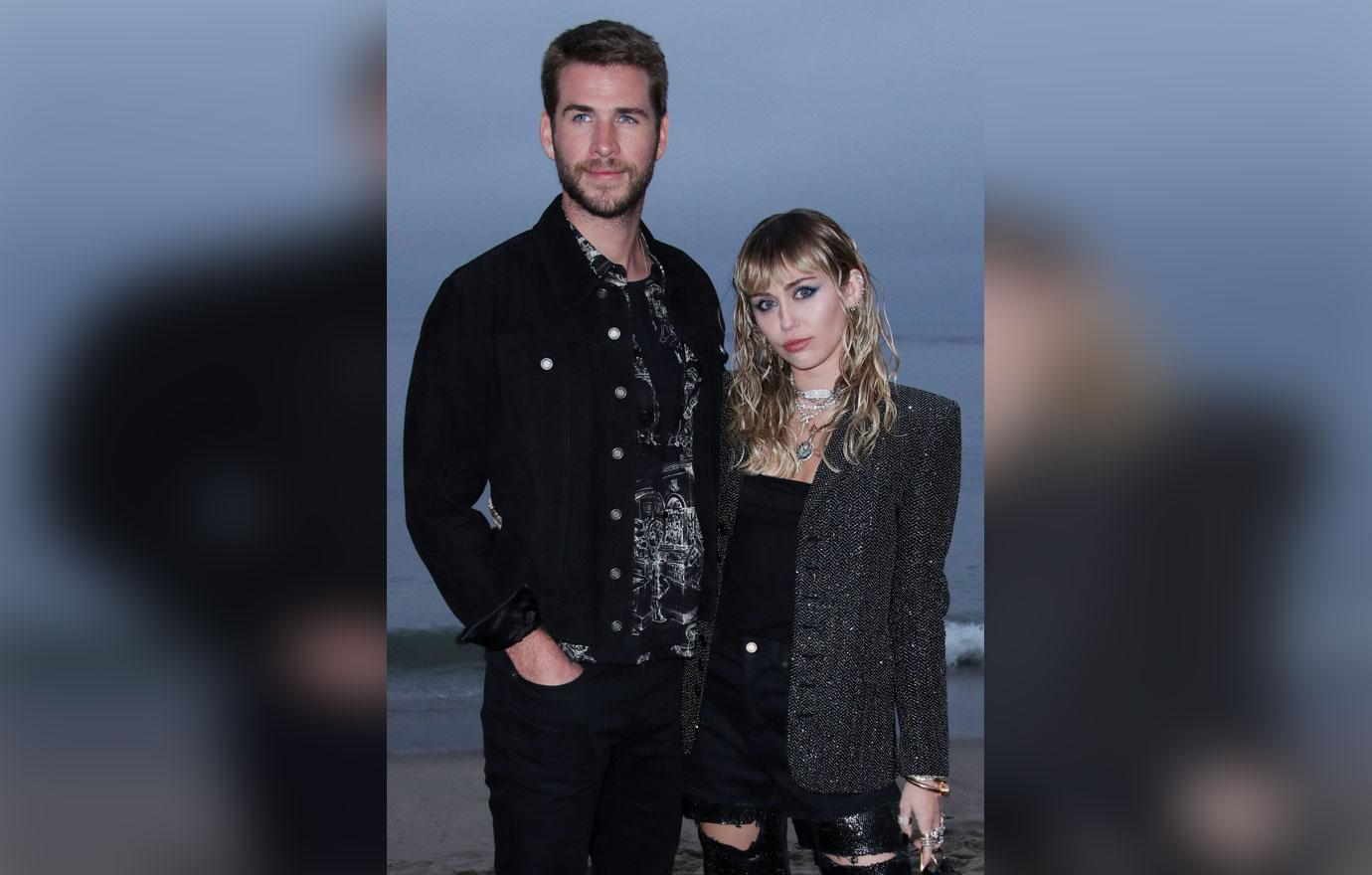 Miley Cyrus And Liam Hemsworth At An Event Elsa Pataky