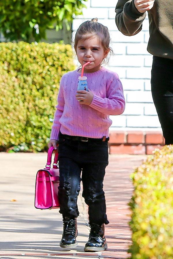 Move Over, North West! Penelope Disick Shows Off $8,000 Baby Birkin Bag –  See The Photos!